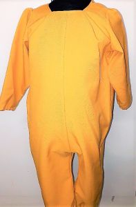 Kids Costumes to Hire - Mustard ONESIE - SMALL - 2